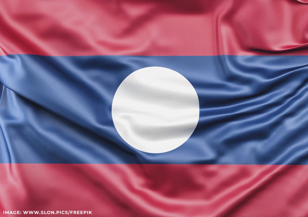 Flag of Laos.